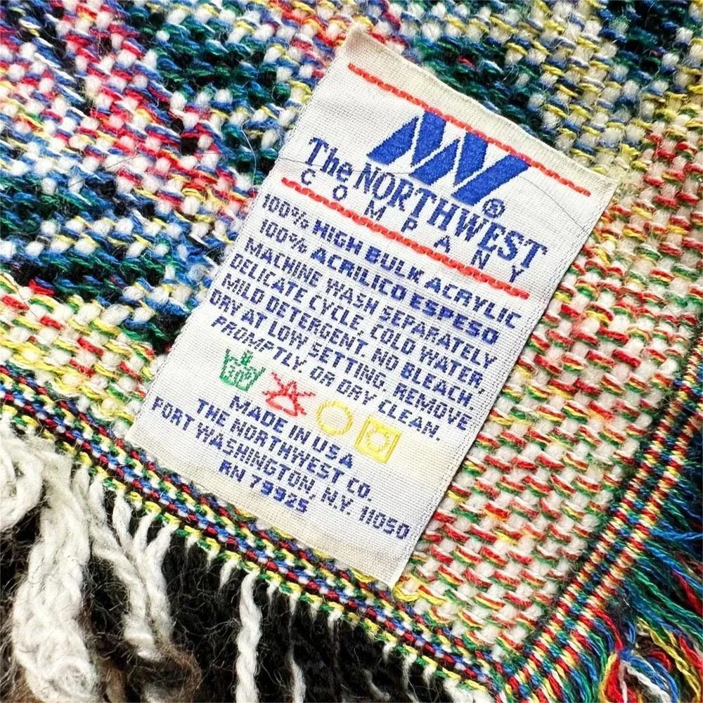 Vintage The Northwest Company Super Bowl XXXV Tapestry Throw Blanket